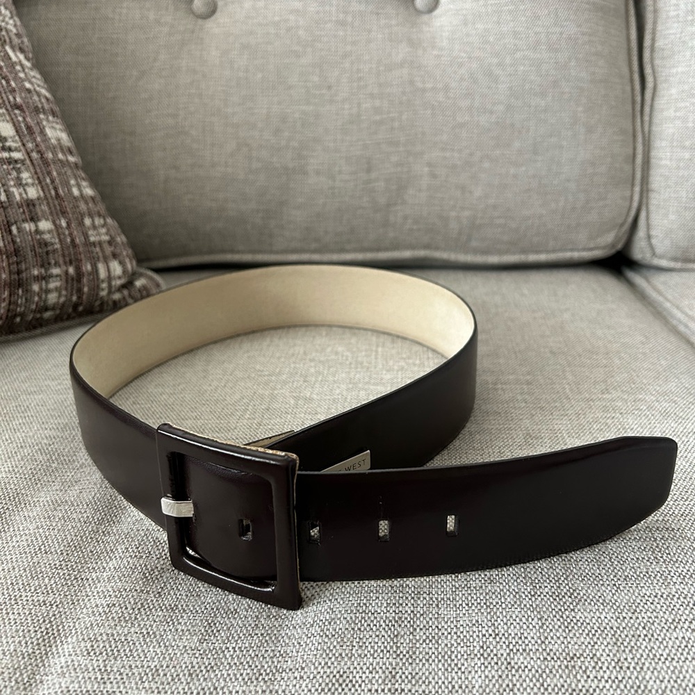 Nine West genuine leather brown belt
